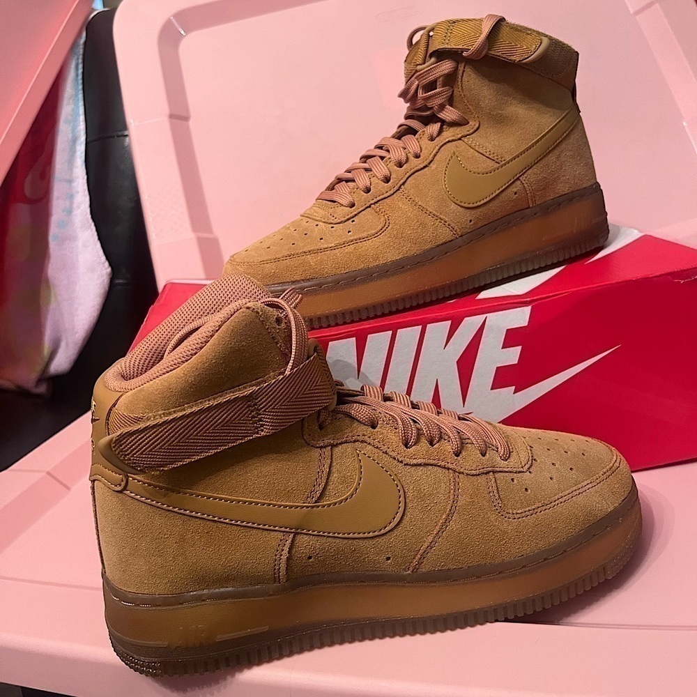 Brand new —-Nike AF1 wheat